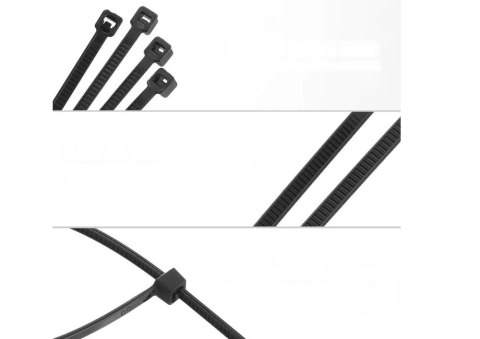 Opaski Zaciskowe Kablowe Do Kabli Ziperki Trytki Trytytki 250x1.2 MM LEAN