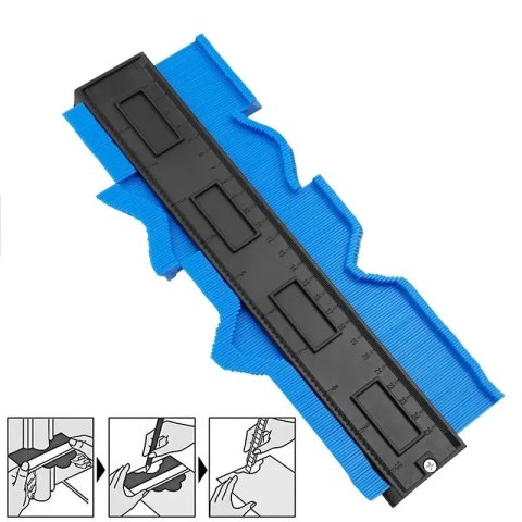 Wzornik Szablon Przymiar Odwzorowania Kształtów 250 LEAN