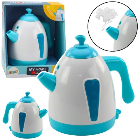 Czajnik Na Baterie Para Wodna Światła Dźwięki Turkusowy LEAN Toys