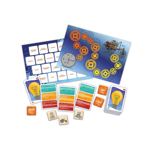 Gra dla dzieci Wynalazki Mistrz Wiedzy Trefl 01958 Trefl Gry