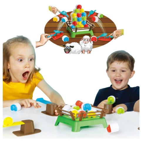 Gra Zręcznościowa Rodzinna Skaczące Owce Kolorowe LEAN Toys