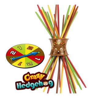 Gra Zręcznościowa Rodzinna Szalony Jeż Bierki Tarcza LEAN Toys