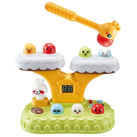 Gra Zręcznościowa Whack-A-Mole Dla Malucha 20 Melodii 7 Poziomów Prędkości LEAN Toys
