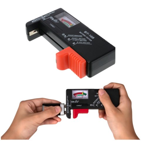 Uniwersalny Cyfrowy Tester Miernik Baterii Akumulatorów LEAN