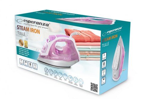 Żelazko parowe Tulle Ceramic 2400W Esperanza