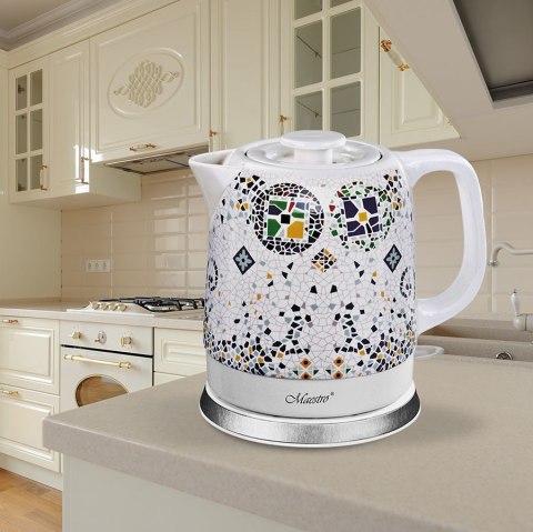 Ceramiczny czajnik elektryczny 1,5l 1500W MR-068-MOSAIC Feel-Maestro