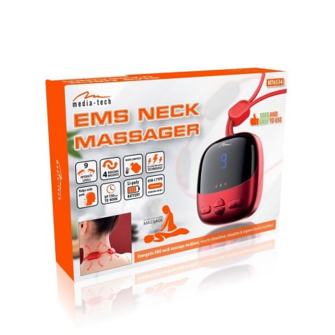 Masażer EMS mięśni szyi i karku EMS Neck Massager MT6534 Media-Tech