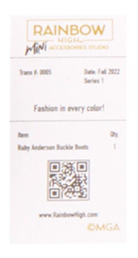 Akcesoria Rainbow High Buty asortyment 1 sztuka MGA