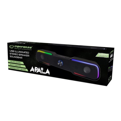 Głośnik USB soundbar Led/rainbow Apala Esperanza