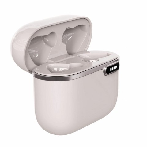 Słuchawki Bluetooth z HQ mikrofonem TWS (USB-C) Białe ART