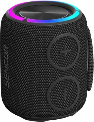 Głośnik bluetooth SIRIUS 2 MINI czarny moc 16W, LED, TWS Sencor
