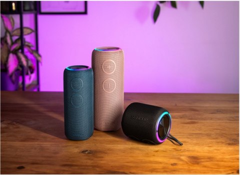 Głośnik bluetooth SIRIUS 2 MINI czarny moc 16W, LED, TWS Sencor