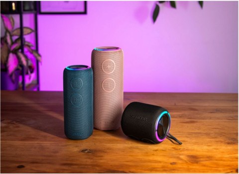 Głośnik bluetooth SIRIUS 2 czarny moc 20W, LED, TWS Sencor