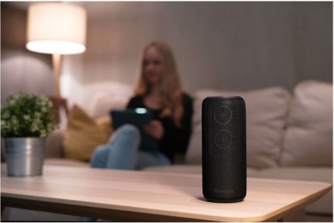 Głośnik bluetooth SIRIUS 2 czarny moc 20W, LED, TWS Sencor