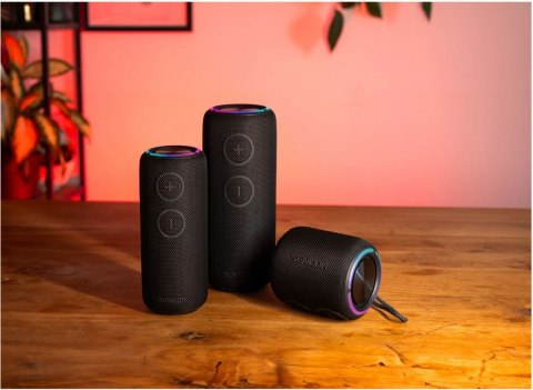 Głośnik bluetooth SIRIUS 2 czarny moc 20W, LED, TWS Sencor