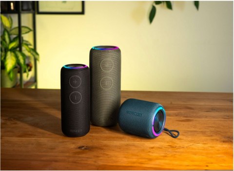 Głośnik bluetooth SIRIUS 2 czarny moc 20W, LED, TWS Sencor