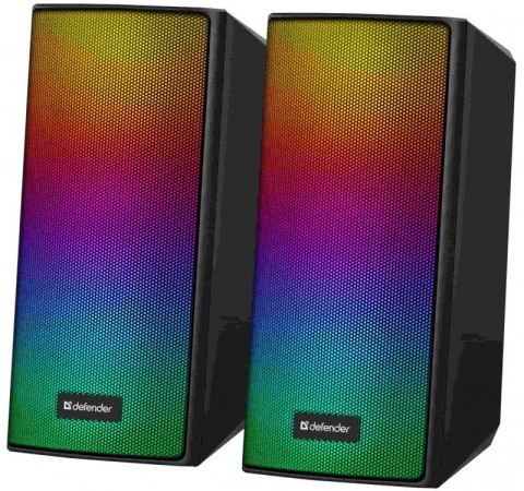 Głośniki komputerowe SPITFIRE 2.0 6W LED USB Defender