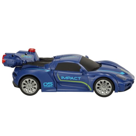 Samochód zdalnie sterowany Transformer Revolt TRANSFORMING ROBOT RACER niebieski Kik Sp. z o. o. Sp. k.