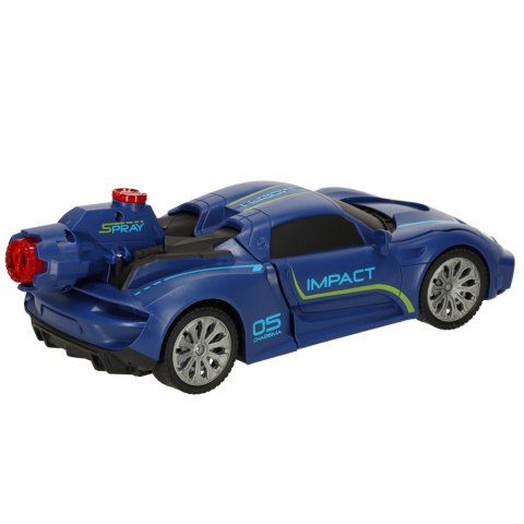 Samochód zdalnie sterowany Transformer Revolt TRANSFORMING ROBOT RACER niebieski Kik Sp. z o. o. Sp. k.