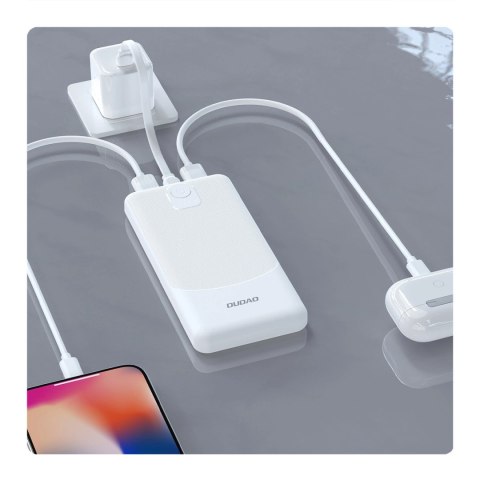 Powerbank K10Pro 20000mAh 2.4A USB-A - biały DUDAO