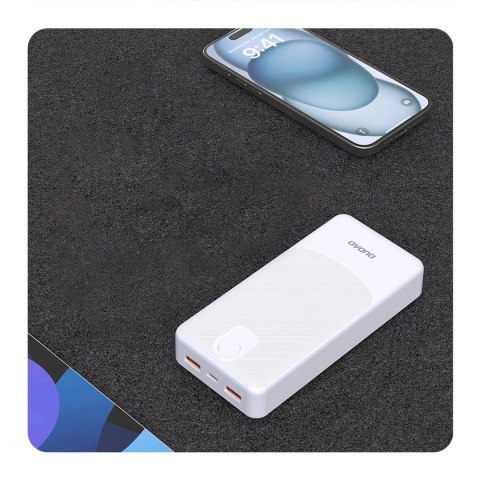 Powerbank K10Pro 20000mAh 2.4A USB-A - biały DUDAO
