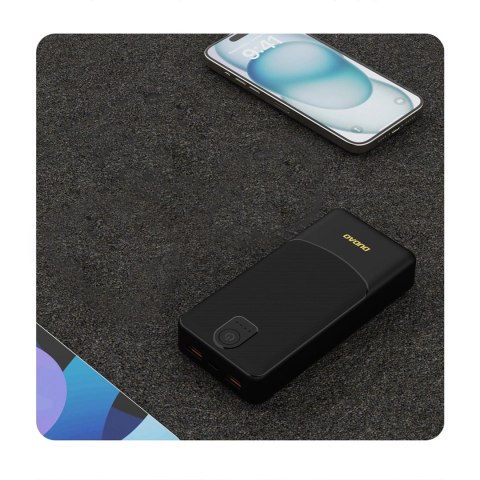 Powerbank K10Pro 20000mAh 2.4A USB-A - czarny DUDAO