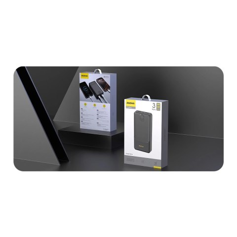 Powerbank K10Pro 20000mAh 2.4A USB-A - czarny DUDAO