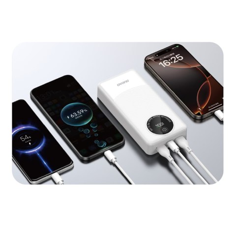 Powerbank K12Pro 20000mAh 22.5W PD USB-A USB-C - biały DUDAO