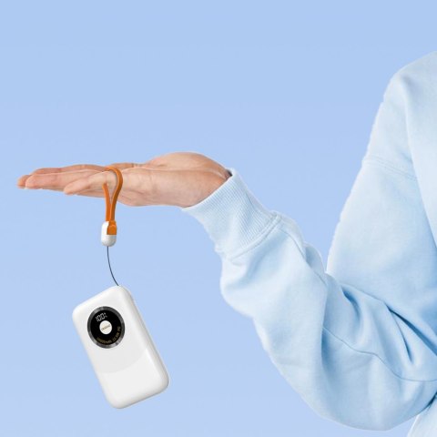 Powerbank K21 Mini 10000mAh 22.5W USB-A / USB-C - beżowy DUDAO