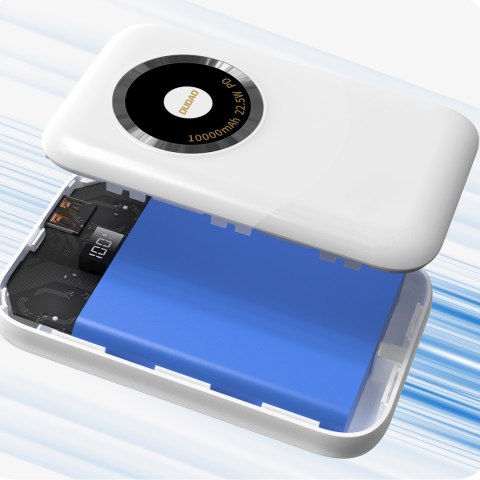 Powerbank K21 Mini 10000mAh 22.5W USB-A / USB-C - beżowy DUDAO