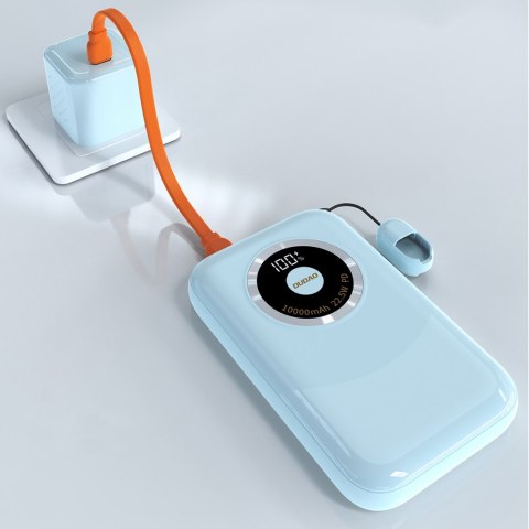 Powerbank K21 Mini 10000mAh 22.5W USB-A / USB-C - niebieski DUDAO