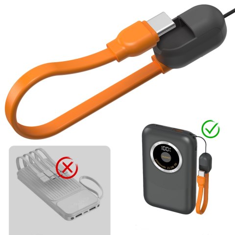 Powerbank K21 Mini 10000mAh 22.5W USB-A / USB-C - szary DUDAO