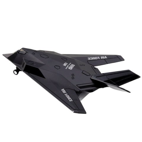 Samolot Myśliwiec Wojskowy Odrzutowiec Z Napędem Światła Dźwięki 1:400 LEAN Toys