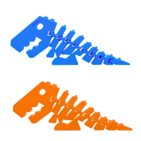 Dinozaur Puzzle Fidget 3D Układanka Elastyczny Do Wyginania Mix LEAN TOYS