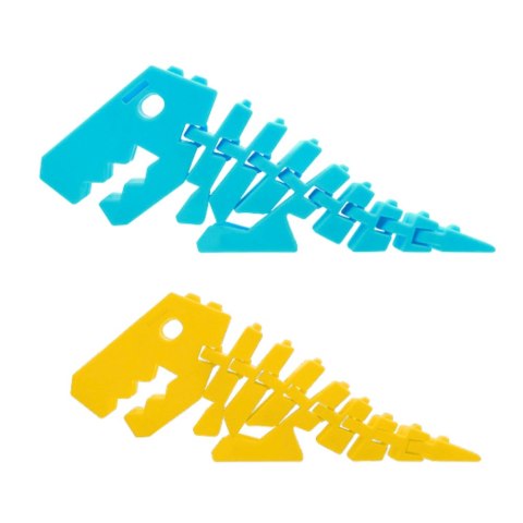Dinozaur Puzzle Fidget 3D Układanka Elastyczny Do Wyginania Mix LEAN TOYS