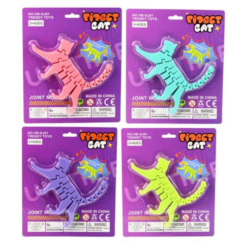 Kot Puzzle Fidget 3D Układanka Elastyczny Do Wyginania Mix LEAN TOYS