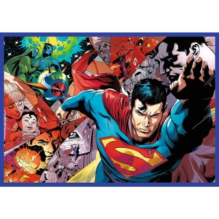 Puzzle - 4x250 - Odwaga Supermana - Warner Superman - Trefl 13340 Trefl Puzzle