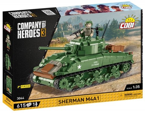 Klocki Company of Heroes 3 Sherman M4A1 Cobi Klocki