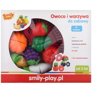 Owoce i warzywa do zabawy Smily Play