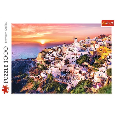 Puzzle - 1000 - Zachód słońca nad Santorini - Trefl 10435 Trefl Puzzle