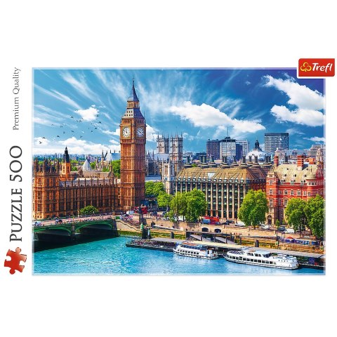 Puzzle - 500 - Słoneczny Londyn - Trefl 37329 Trefl Puzzle