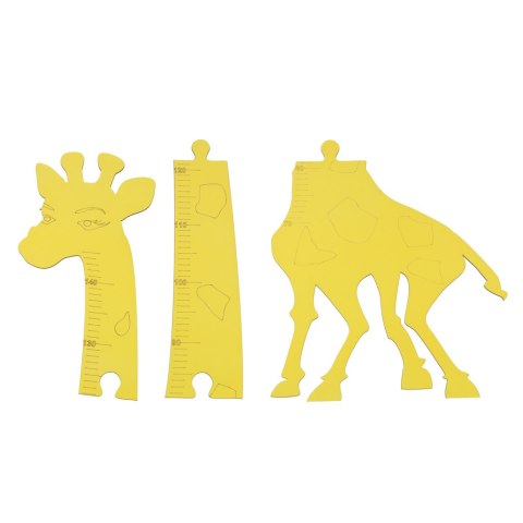 Miarka wzrostu drewniana żyrafa 125 cm żółta "3Toysm" Dzięgielewski Tomasz