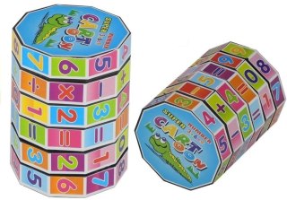 Kostka Edukacyjna Walec Matematyczny Układanka LEAN Toys