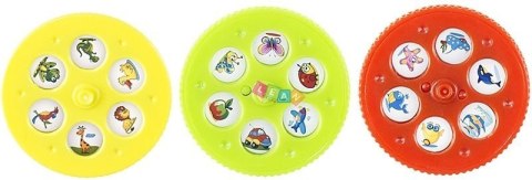 Projektor Dinozaur T-Rex Do Rysowania Malowania 18 Obrazków Pisaki 2w1 LEAN Toys