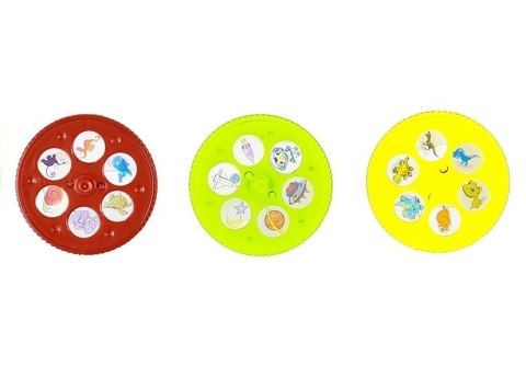 Projektor Dinozaur Do Rysowania Malowania 18 Obrazków Pisaki 2w1 LEAN Toys