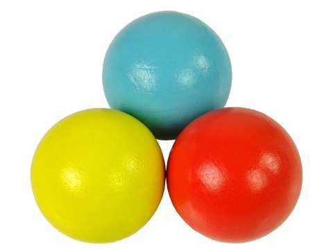 Zjeżdżalnia Piłeczek Żyrafa Drewniana Koraliki LEAN Toys