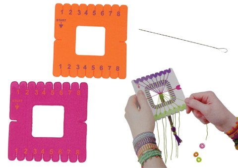 Zestaw Do Robienia Biżuterii DIY Bransoletki Mulina LEAN Toys