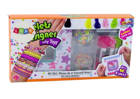 Zestaw Do Robienia Biżuterii DIY Bransoletki Mulina LEAN Toys