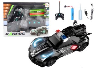 Auto Sportowe R/C Policyjne Czarne Zdalnie Sterowane LEAN Toys