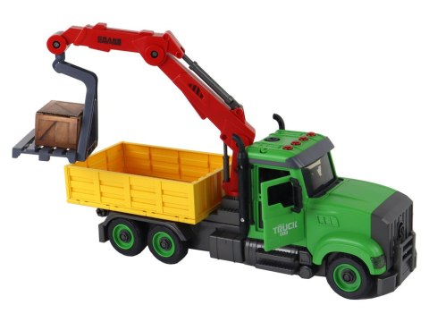 Pojazd Wywrotka Dźwig do Skręcania Rozkręcania DIY LEAN Toys